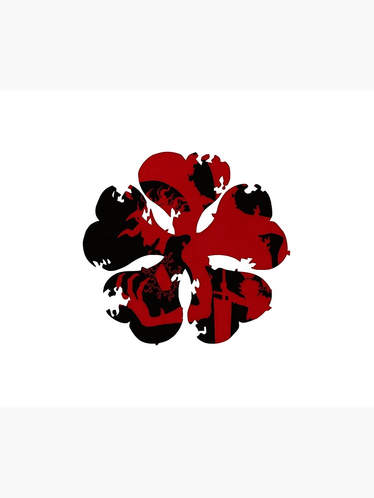 Black Clover Red & Back Clover Tapestry - Image 2