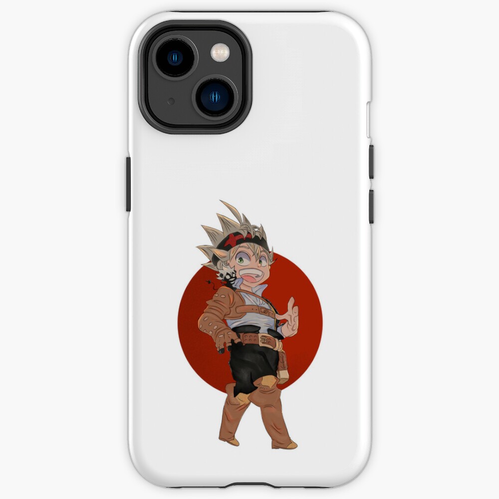 Black Clover Asta Red Bull Iphone Case