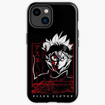 Black Clover Asta Iphone Case