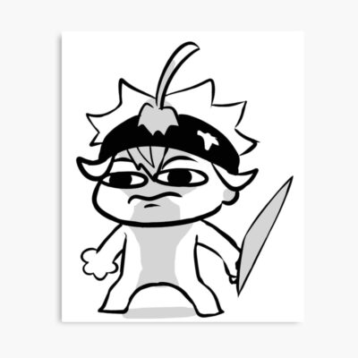 Black Clover Asta Sticker Poster