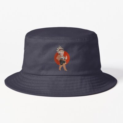 Black Clover Asta Red Bull Bucket Hat