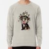 ssrcolightweight sweatshirtmensoatmeal heatherfrontsquare productx1000 bgf8f8f8 6 - Black Clover Merch