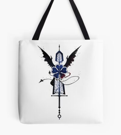 Asta Black Clover Tote Bag