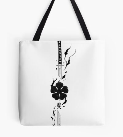 Black Clover Slayer Sword Art Tote Bag