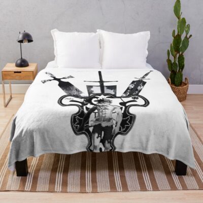 Black Clover Asta Swords Throw Blanket