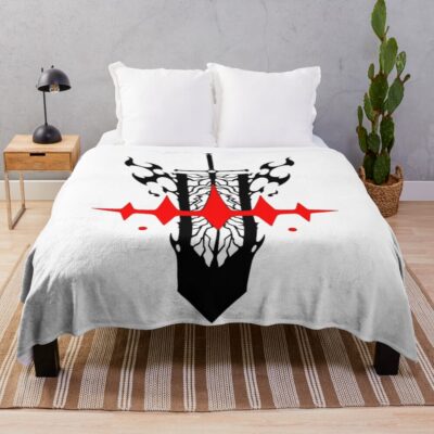 Black Clover Sword Throw Blanket