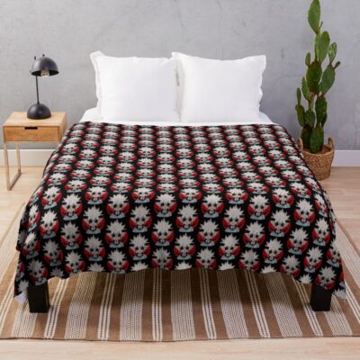 Black Clover Cute Devil Throw Blanket