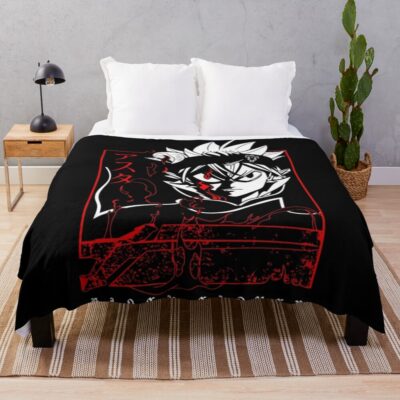 Black Clover Asta Throw Blanket