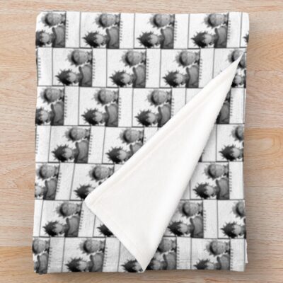 Alternative view of Black Clover Brotherhood Throw Blanket