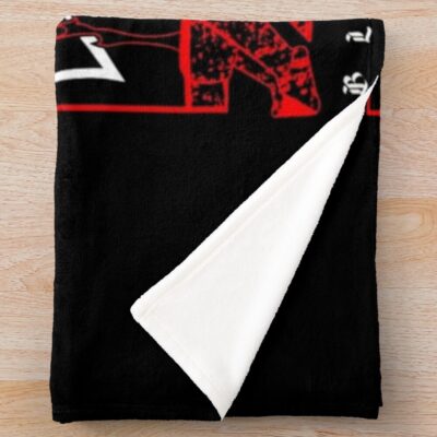 Alternative view of Black Clover Asta Throw Blanket