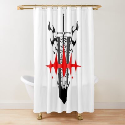 Black Clover Sword Shower Curtain