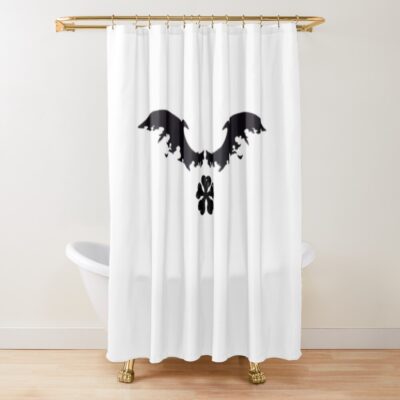 Black Clover Black Wings Shower Curtain