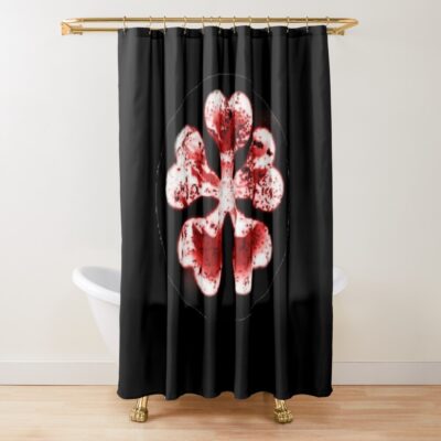 Clover Symbol Black Clover Shower Curtain