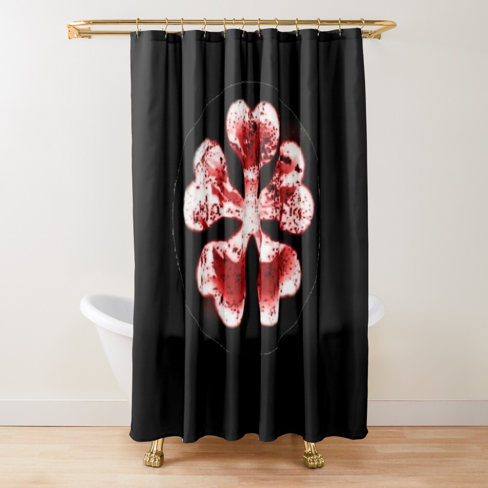 Clover Symbol Black Clover Shower Curtain