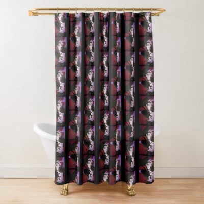 Black Clover Asta Red Shower Curtain