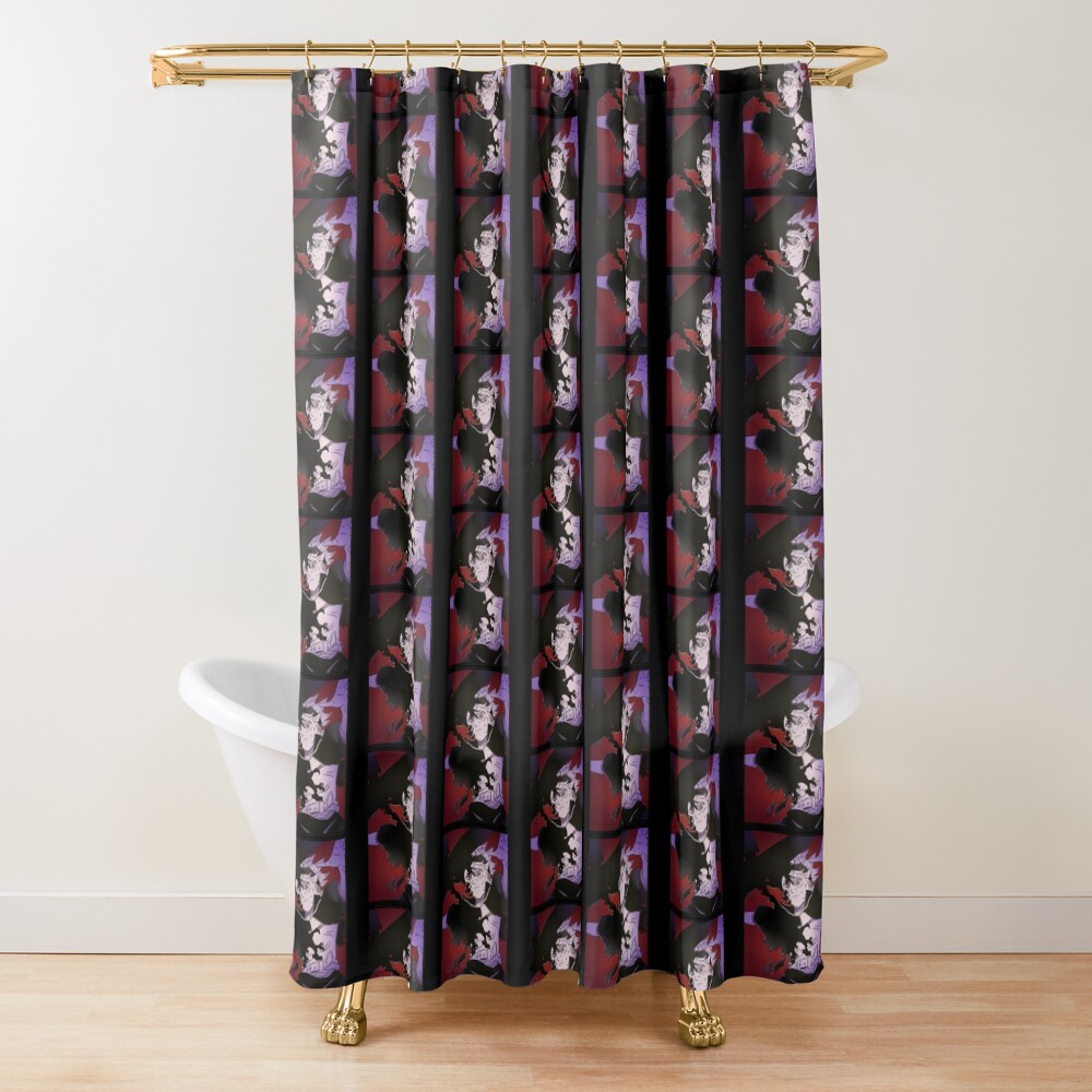 Black Clover Asta Red Shower Curtain