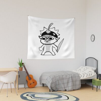 Black Clover Asta Sticker Tapestry